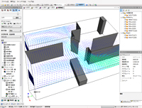 Visualization of wind flow